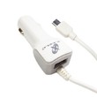 CARREGADOR VEICULAR MICRO USB (V8) COM ENTRADA USB - X-CELL XC-V-01