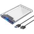 CASE P/ HD TRANSPARENTE USB 3.0 ECASE-300