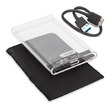 CASE TRANSPARENTE PARA TRANSFORMAR HD SATA 2,5 EM EXTERNO USB 3.0 KNUP KP-HD012