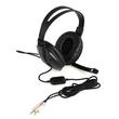 FONE DE OUVIDO PROFISSIONAL PC HEADSET COM MICROFONE KP-418 KNUP