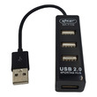 HUB USB 2.0 COM 4 ENTRADAS - KNUP KP-T110