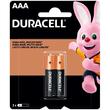 PILHA ALCALINA AAA MN2400B2 - 1.5V DUAS UNIDADES DURACELL