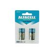 PILHA  ALCALINA AAA COM 4UN ALFACELL LR03/4B