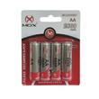 PILHA AA RECARREGÁVEL 2600MAH CARTELA COM 4UN. MO-AA2600B4